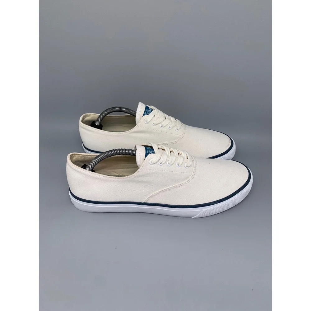 Sperry Top-Sider Classic CVO MM White Canvas Sneakers 109155 Men's Sz 10.5 NWT
